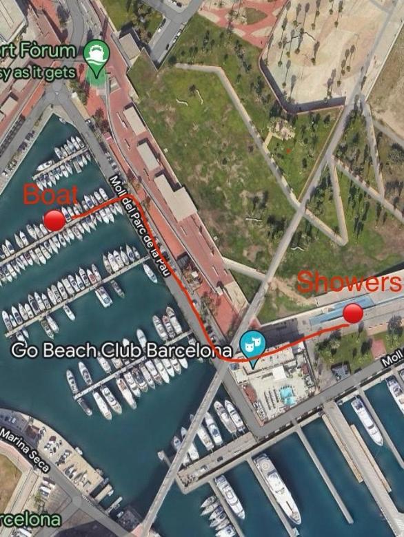 Hotel !!Boat With Ac In Port Forum 2 Bikes Included!! Sant Adrià de Besòs Exterior foto